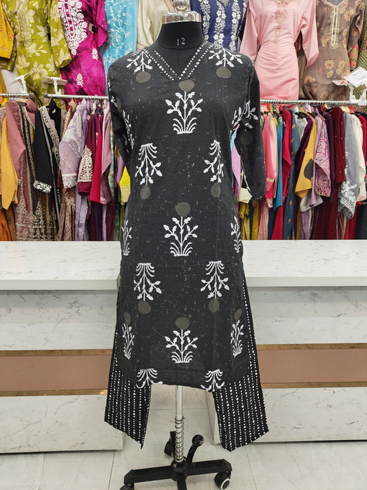 Pure Cotton Kurta Set 010