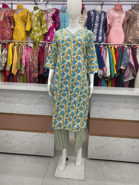 Pure Cotton Kurta Set 061